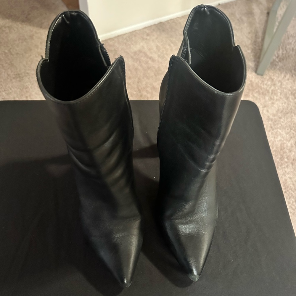 Black Nine West Booties! Size 10